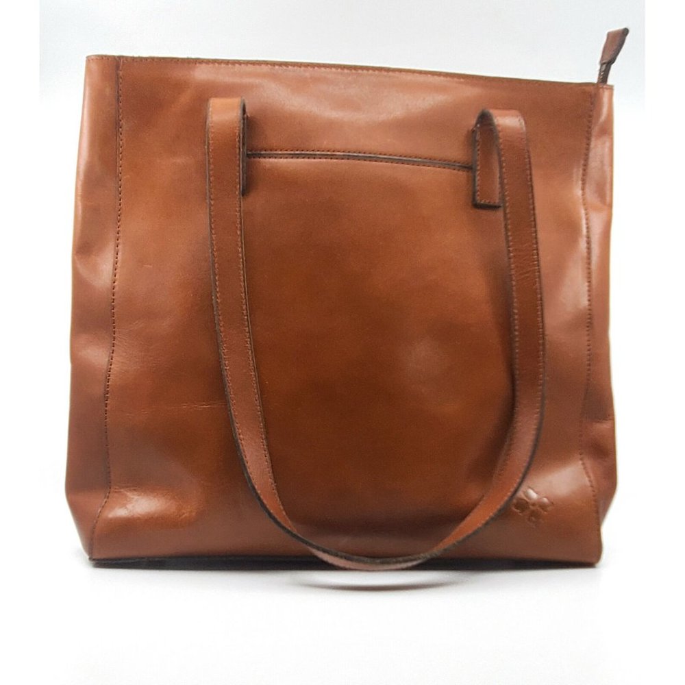 NWD Patricia Nash Viana Leather North South Tan Tote $199.00